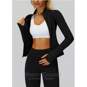 Женская кофта на микрофлисе Crop top Fleece model 178